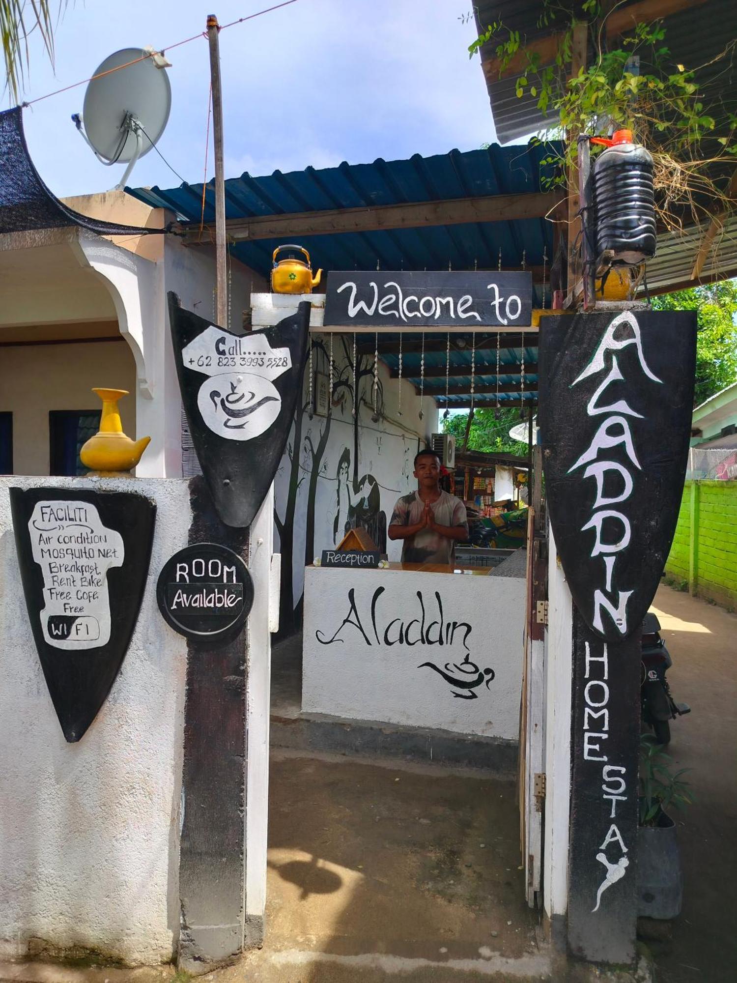 Aladdin Homestay Gili Air Exteriér fotografie